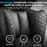 Chaise gaming ergonomique rembourrée — Lombaire & repose-pieds.
