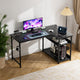 Bureau gaming en L — Étagères, prise secteur & port USB intégrés. (Copie)