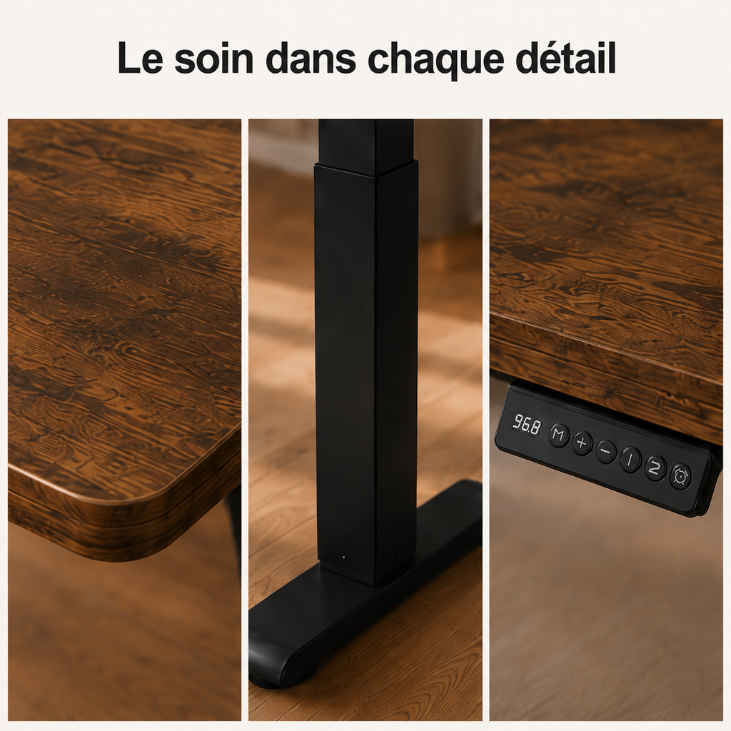 Bureau assis - debout électrique DESKINOVA