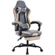 Chaise gaming ergonomique — Repose-pieds, lombaire & appui-tête. (Copie)