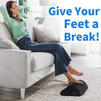 Repose-pieds ergonomique mousse mémoire de forme — Bureau & Gaming