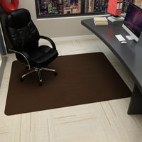 Tapis de sol protège-parquet — Chaise de bureau grand format.