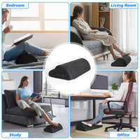 Repose-pieds ergonomique mousse mémoire de forme — Bureau & Gaming