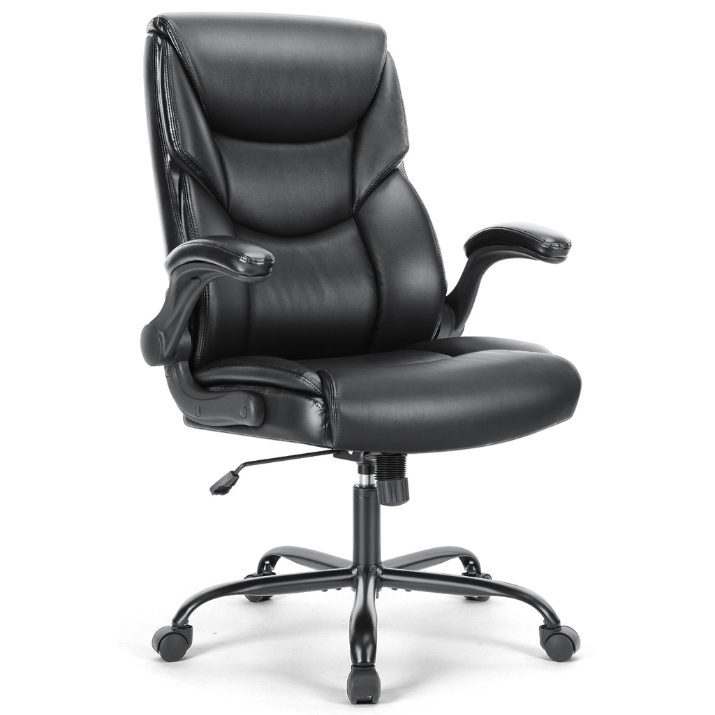 Chaise gaming cuir PU ergonomique — Bascule & accoudoirs rembourrés.