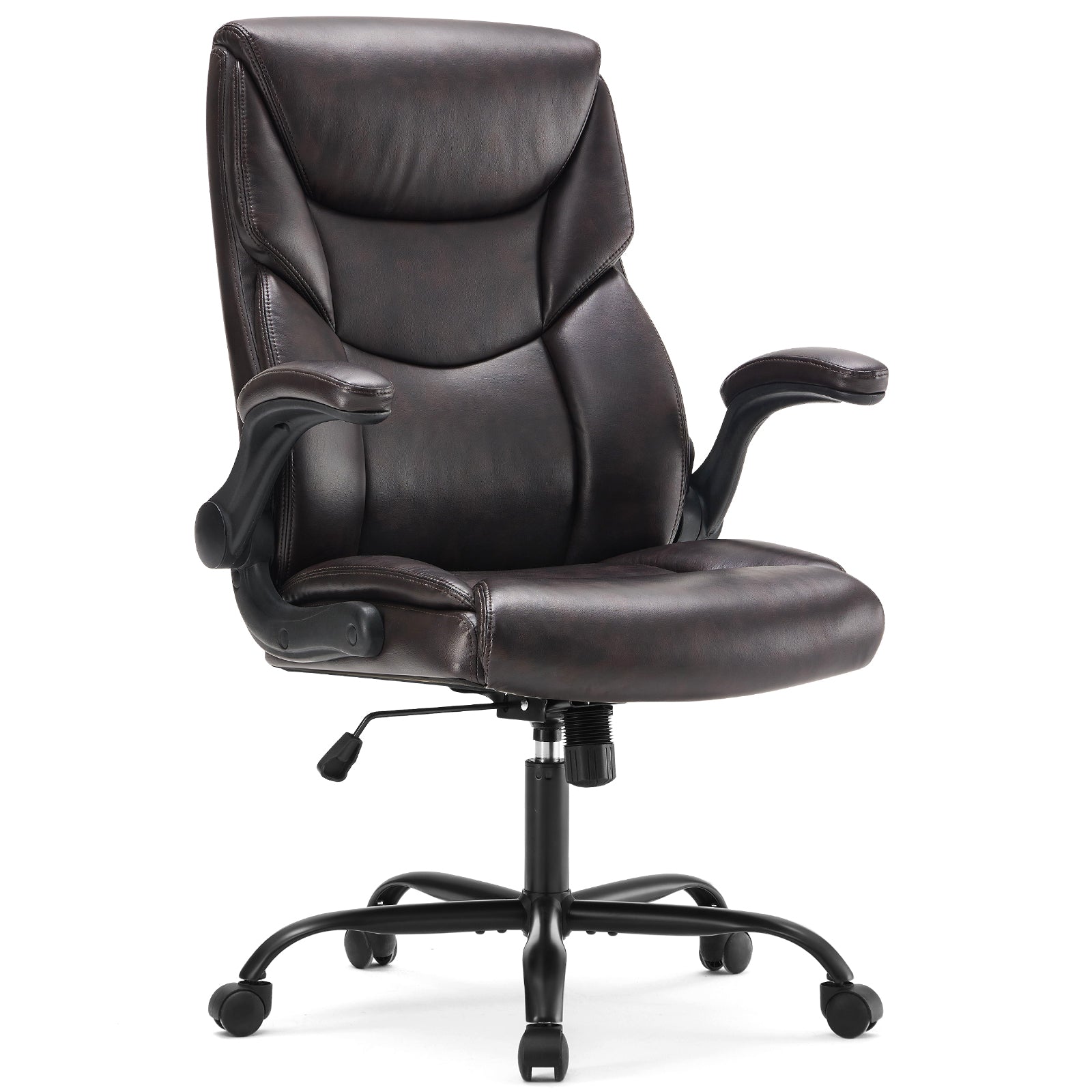 Chaise gaming cuir PU ergonomique — Bascule & accoudoirs rembourrés.