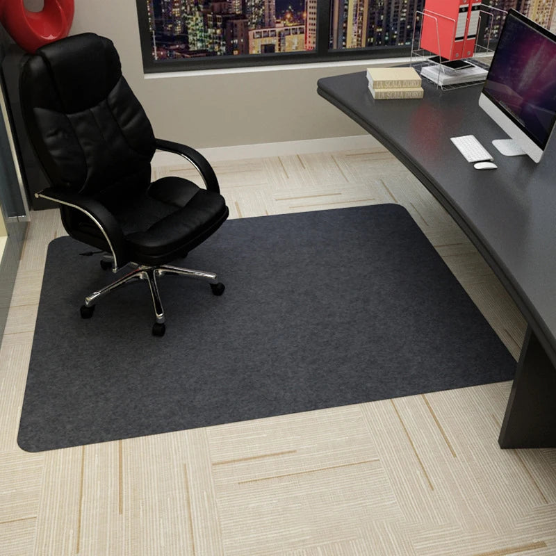 Tapis de sol protège-parquet — Chaise de bureau grand format.