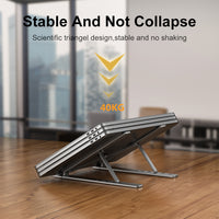 Support ordinateur portable réglable — Ergonomique & Antidérapant