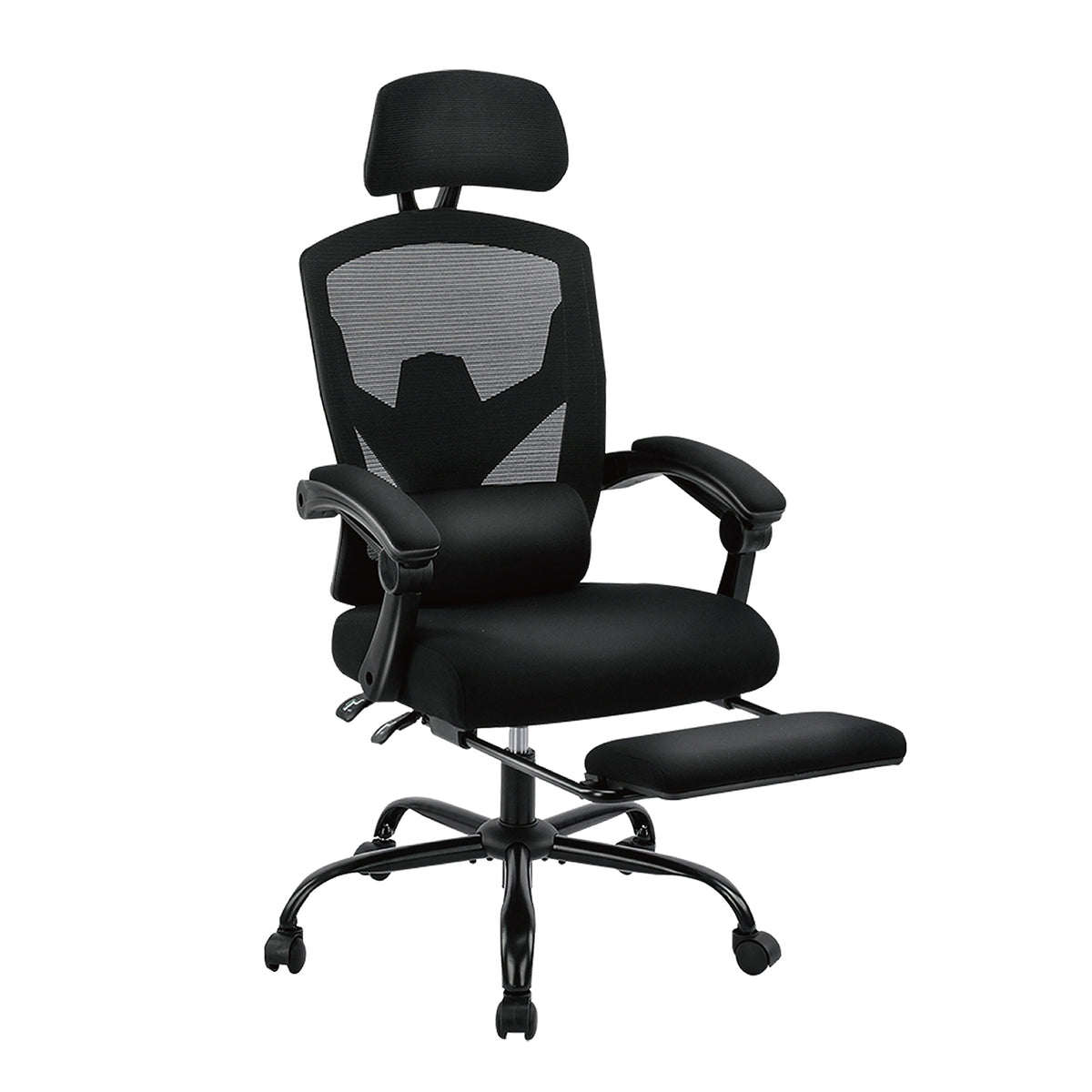 Chaise gaming ergonomique mesh — Dossier haut, lombaire & inclinable.