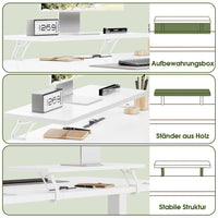 Bureau assis-debout électrique 160 × 70 cm avec support écran